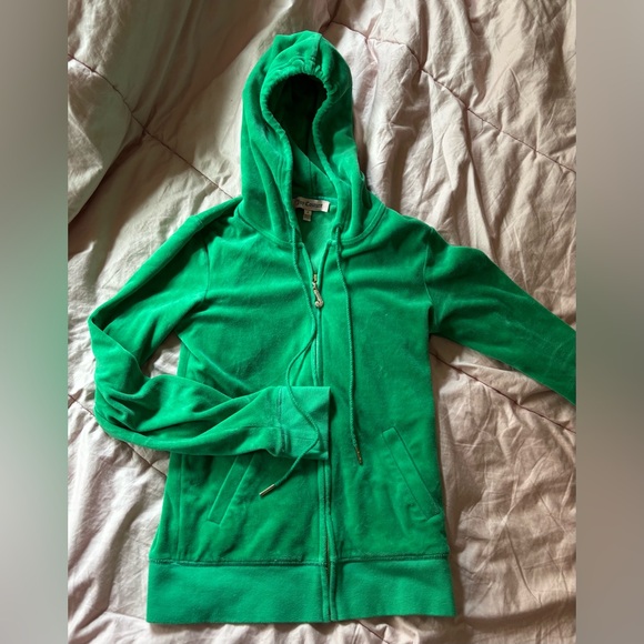 🍀Vintage Juicy Couture Kelly Green Velour Tracksuit NWOT🍀 - Picture 2 of 5